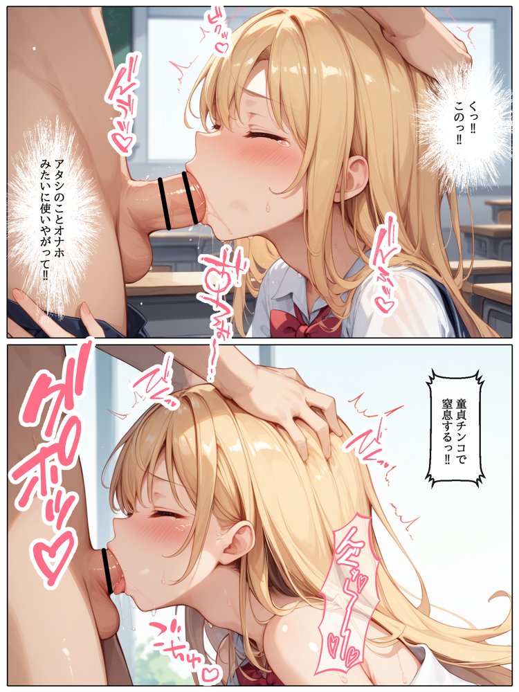 【コミック版】性処理学園〜ギャル転校生編〜 hitomiエロ漫画raw(同人誌)無料サンプル画像036