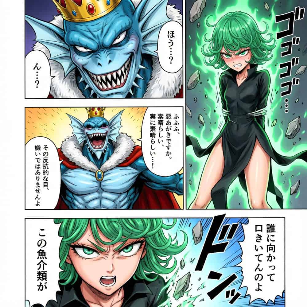 デカマラ気質な深海王と美人姉妹 3P+αの孕ませ調教 hitomiエロ漫画raw(同人誌)無料サンプル画像002