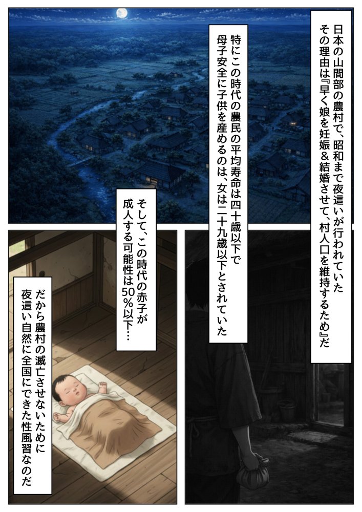 戦国時代の農村に俺が転生したら、エロすぎた史実の話 その1