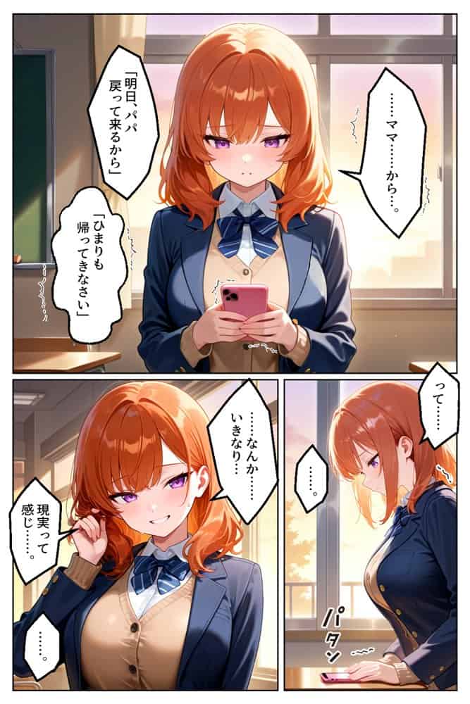 家出してきたクラスの人気ギャルが彼女になったらバレンタインに何度も中出しHさせてくれた話