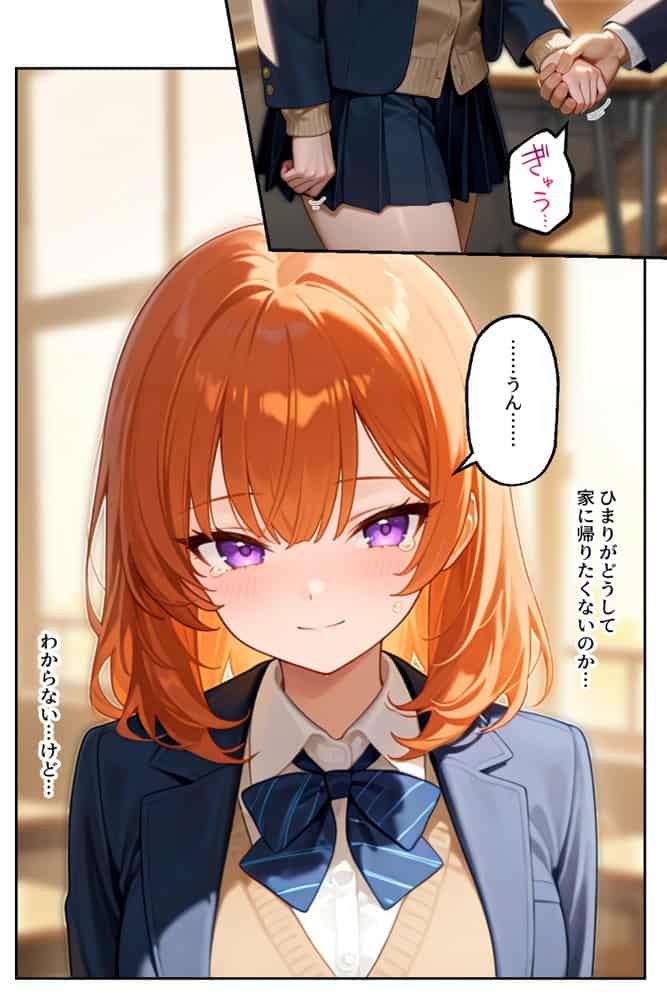 家出してきたクラスの人気ギャルが彼女になったらバレンタインに何度も中出しHさせてくれた話