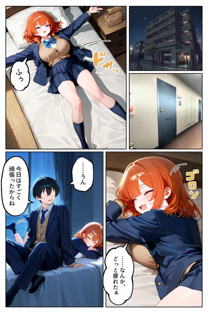 家出してきたクラスの人気ギャルが彼女になったらバレンタインに何度も中出しHさせてくれた話