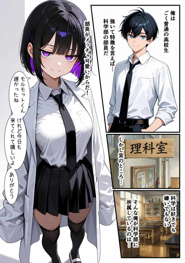 俺をモルモットくんと呼ぶクールな先輩  実はドMで種付け懇願を連呼してきた