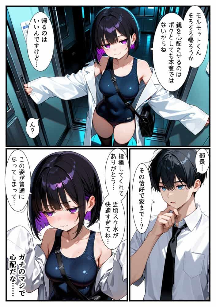 俺をモルモットくんと呼ぶクールな先輩  実はドMで種付け懇願を連呼してきた