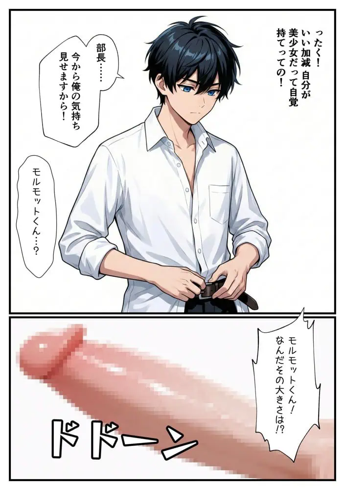 俺をモルモットくんと呼ぶクールな先輩  実はドMで種付け懇願を連呼してきた