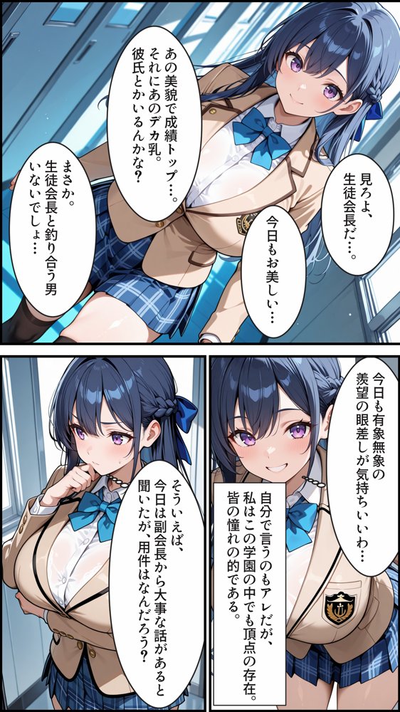 憧れの生徒会長は性処理肉便器 〜完全無欠の生徒会長、性処理委員に堕ちる〜 hitomiエロ漫画raw(同人誌)無料サンプル画像003