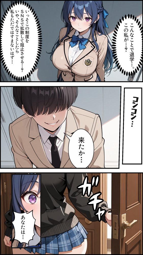 憧れの生徒会長は性処理肉便器 〜完全無欠の生徒会長、性処理委員に堕ちる〜 hitomiエロ漫画raw(同人誌)無料サンプル画像009