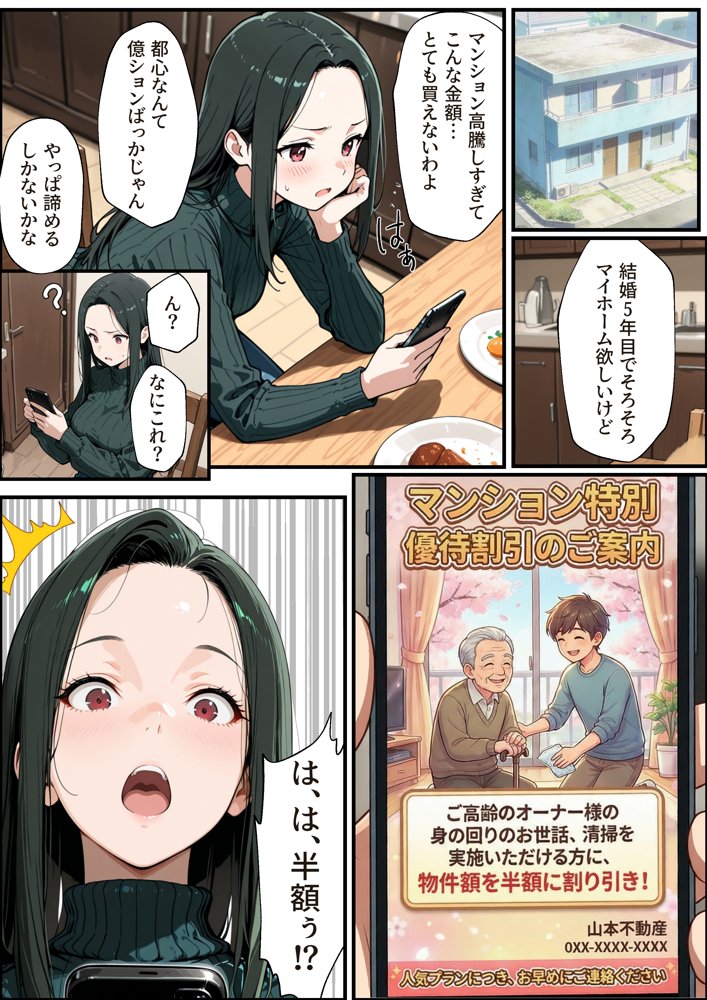 孕ませマンション ローン半額の条件に毎週オーナーの精液を注がれる若妻 hitomiエロ漫画raw(同人誌)無料サンプル画像003