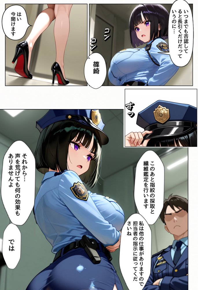 強気な裏アカ警察官、潮だくセックスで二か月後に分からされる話 hitomiエロ漫画raw(同人誌)無料サンプル画像010