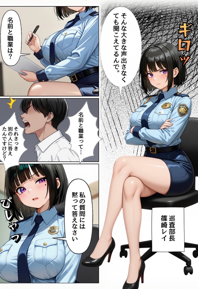 強気な裏アカ警察官、潮だくセックスで二か月後に分からされる話 hitomiエロ漫画raw(同人誌)無料サンプル画像007