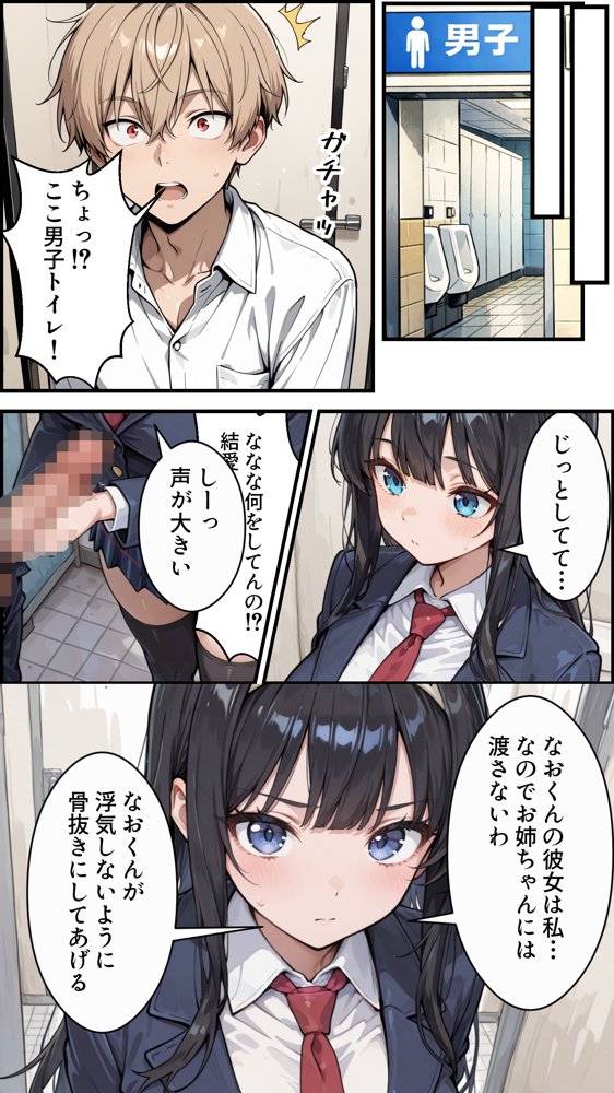 俺の彼女と彼女の姉が全力で搾り取ろうとする話 hitomiエロ漫画raw(同人誌)無料サンプル画像025