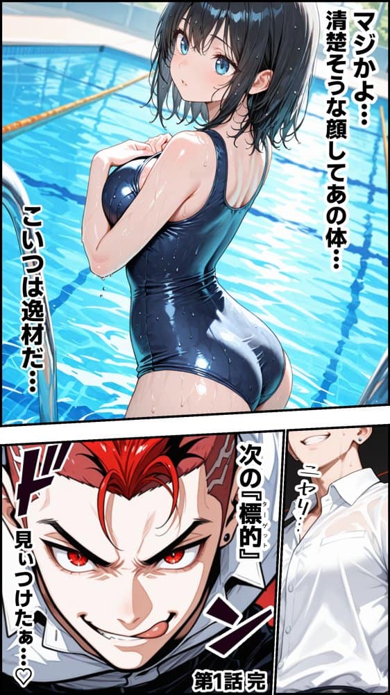 俺の天使が堕ちるまで〜清楚な水泳部の後輩、寝取られてビッチギャルに堕ちる〜 hitomiエロ漫画raw(同人誌)無料サンプル画像016