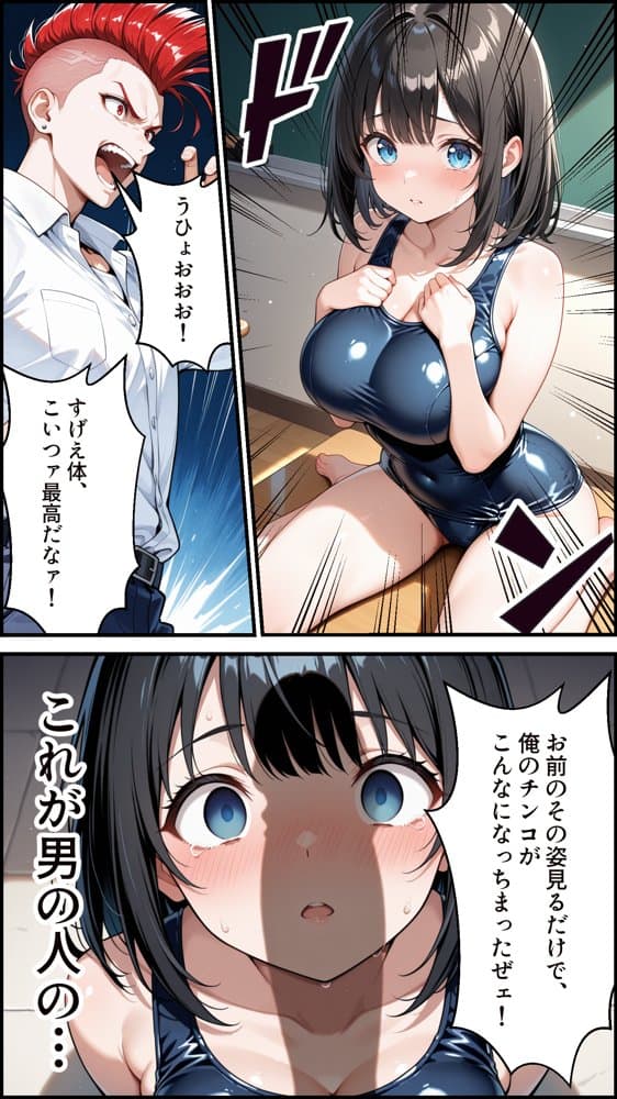 俺の天使が堕ちるまで〜清楚な水泳部の後輩、寝取られてビッチギャルに堕ちる〜 hitomiエロ漫画raw(同人誌)無料サンプル画像028