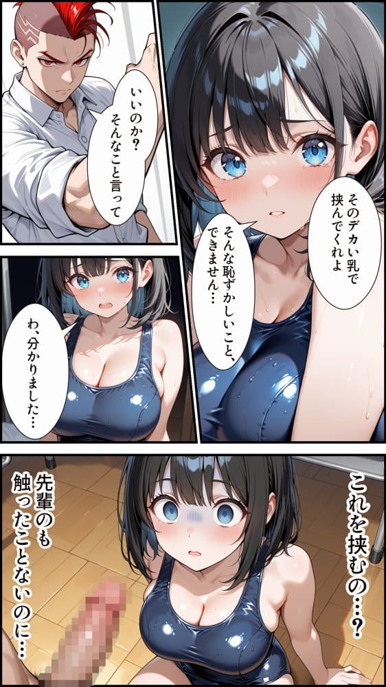 俺の天使が堕ちるまで〜清楚な水泳部の後輩、寝取られてビッチギャルに堕ちる〜 hitomiエロ漫画raw(同人誌)無料サンプル画像029