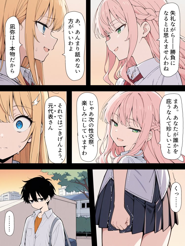 陰キャ転校生はセックス最強 – クラス代表の座を奪われた私 –