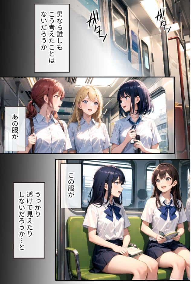 陰キャの僕、透視の力を手に入れる。第一話 〜狙いはギャルと優等×〜 モザイク版 hitomiエロ漫画raw(同人誌)無料サンプル画像002