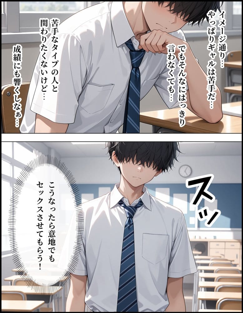 地味な俺でも余裕で生ハメセックスしまくれちゃう話-ツンデレギャル編