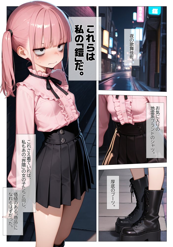 地雷系ブス、おじさんを買う。 hitomiエロ漫画raw(同人誌)無料サンプル画像001