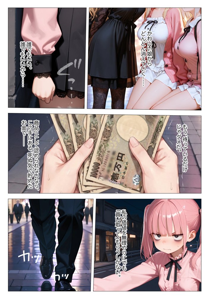 地雷系ブス、おじさんを買う。 hitomiエロ漫画raw(同人誌)無料サンプル画像004