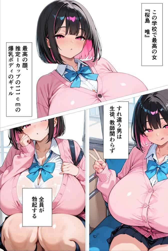爆乳ギャルを催〇で性〇隷にするつもりが制御不能になってあまあまHで無限に搾精されちゃうお話 hitomiエロ漫画raw(同人誌)無料サンプル画像004