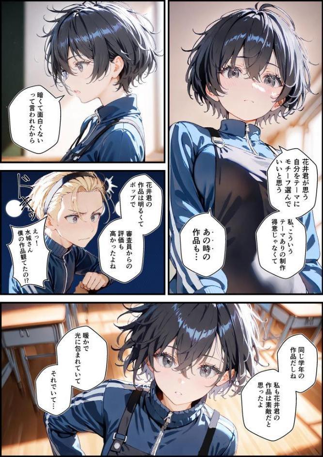 君と僕の額縁 モザイク版