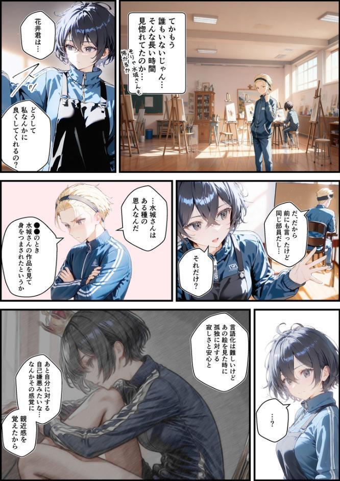 君と僕の額縁 モザイク版