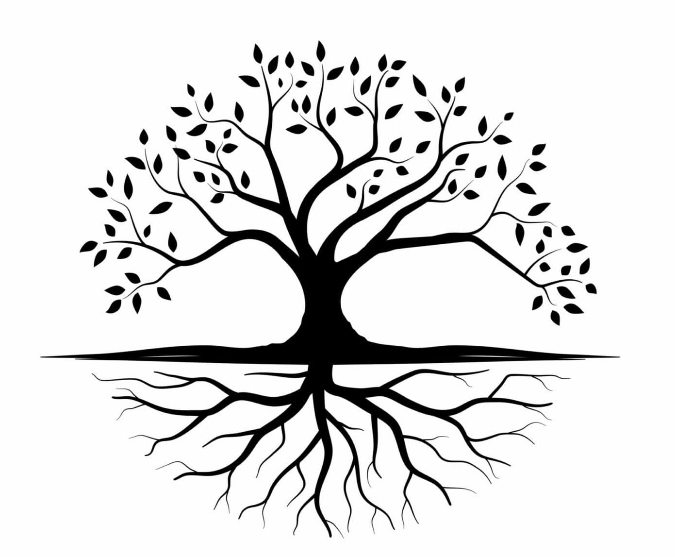 Tree image displaying the outreach programs of mission of hope.