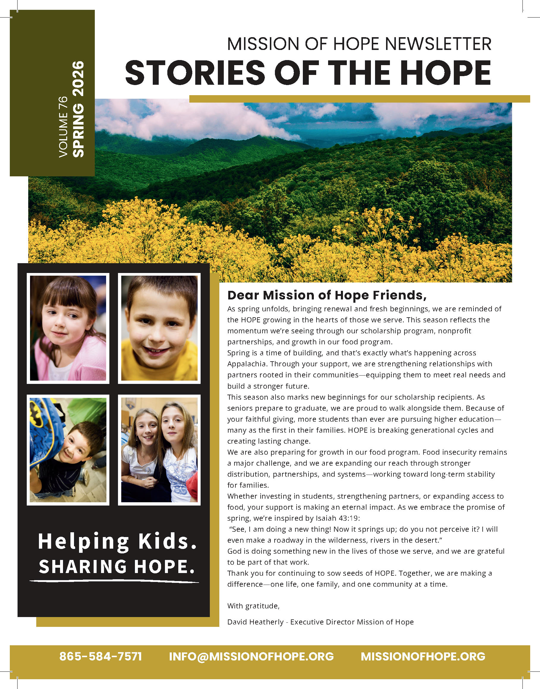 MOH Spring 2026 NEWSLETTER Document