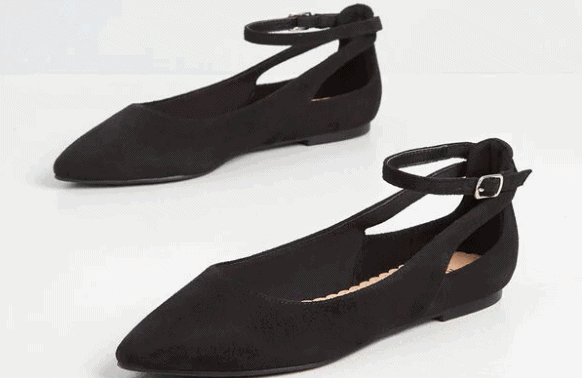 ModCloth black ballet flats