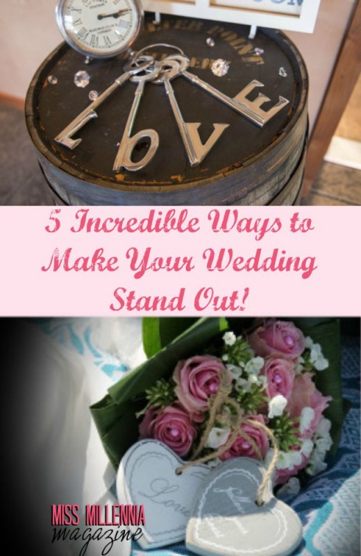 5 Incredible Ways to Make Your Wedding Stand Out! Collage