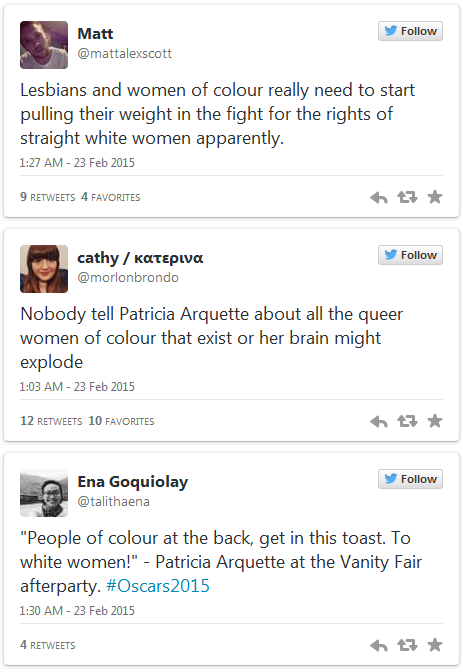 tweets about patricia arquette