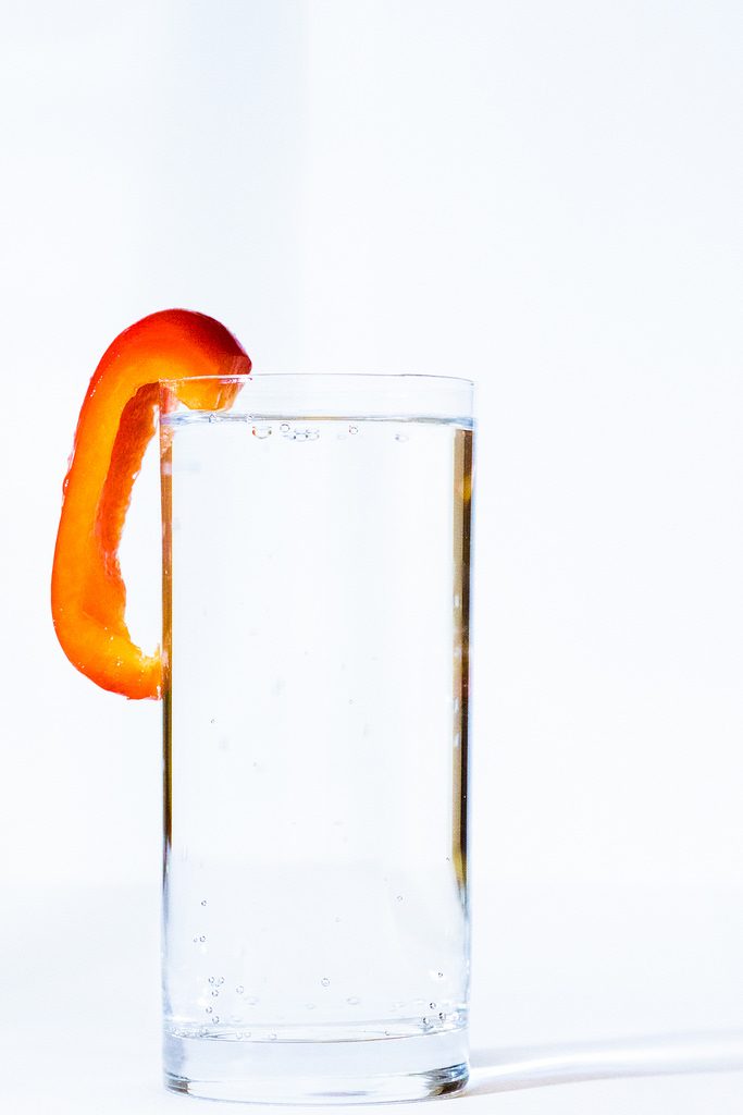 glass of water to cut calories