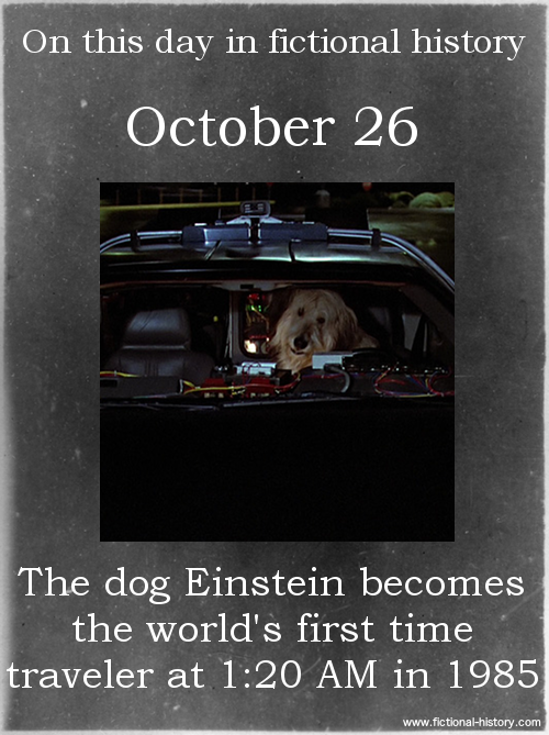 back to the future movie einstein dog