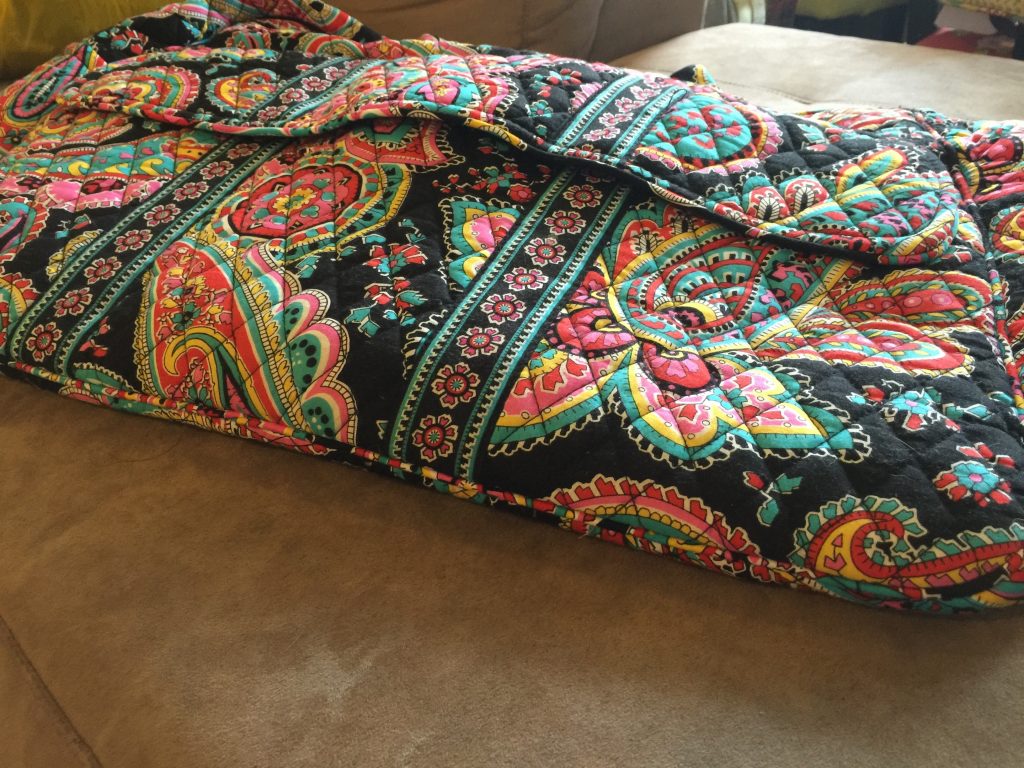 Vera Bradley bag is great for packing