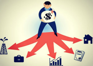 man trying to decide where to put money for successful stock portfolio