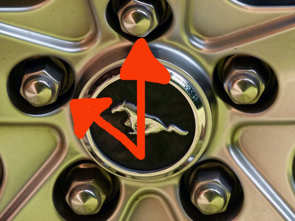 change your tires lug nuts