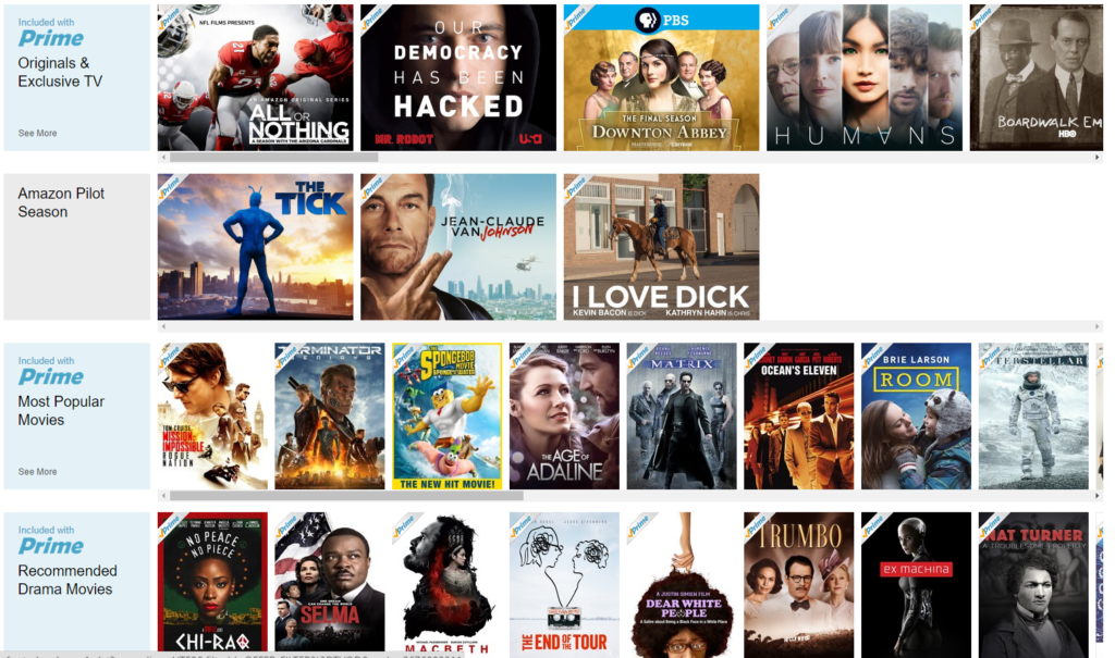 Amazon Prime Video for college stress