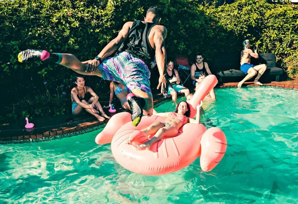 pool and BBQs are best