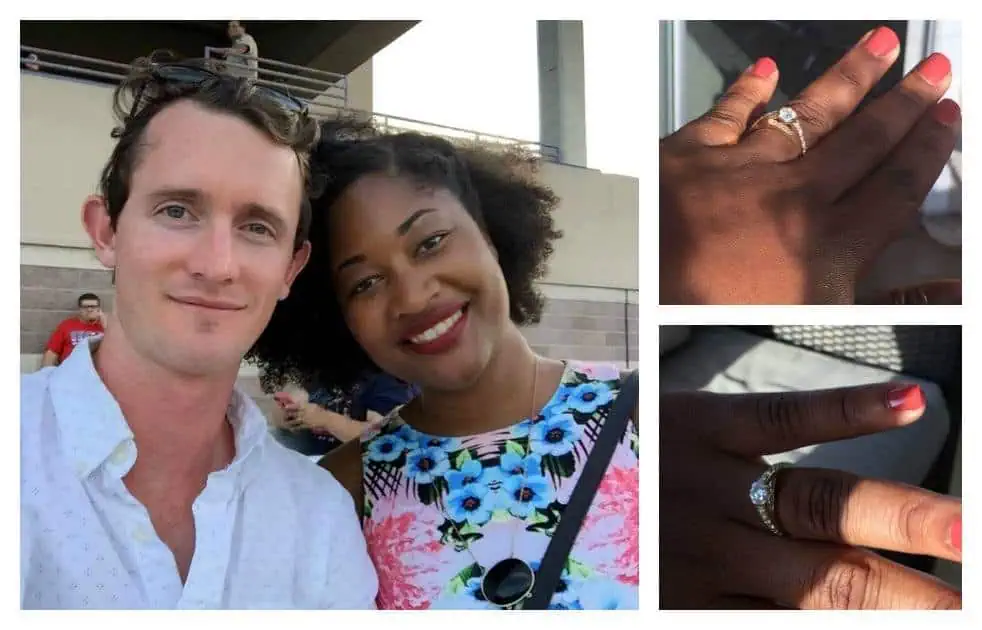 Chris and jasmine engagement story