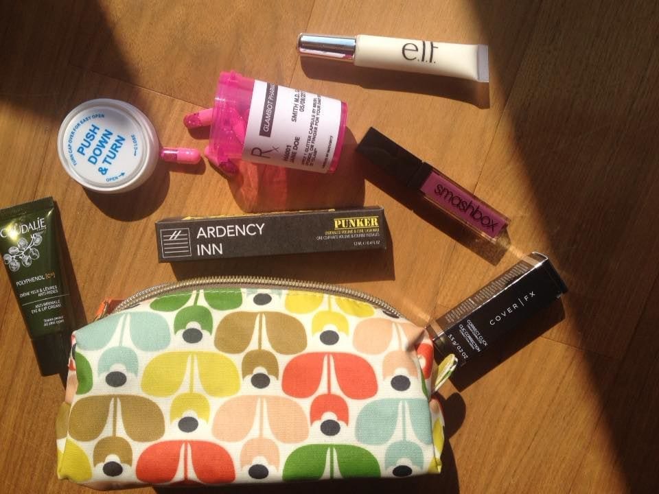 Ann Snook glambot makeup bag and product