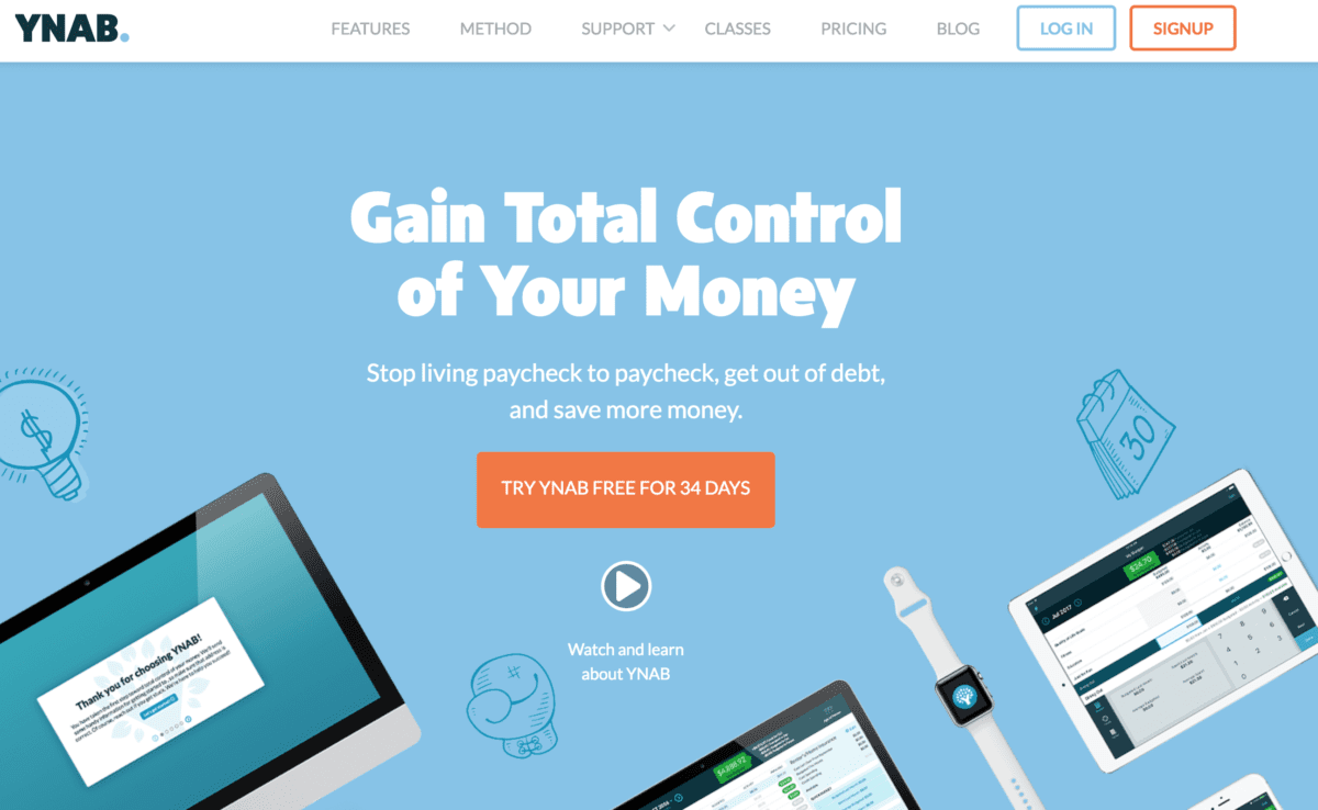 YNAB makes it easy to manage your money