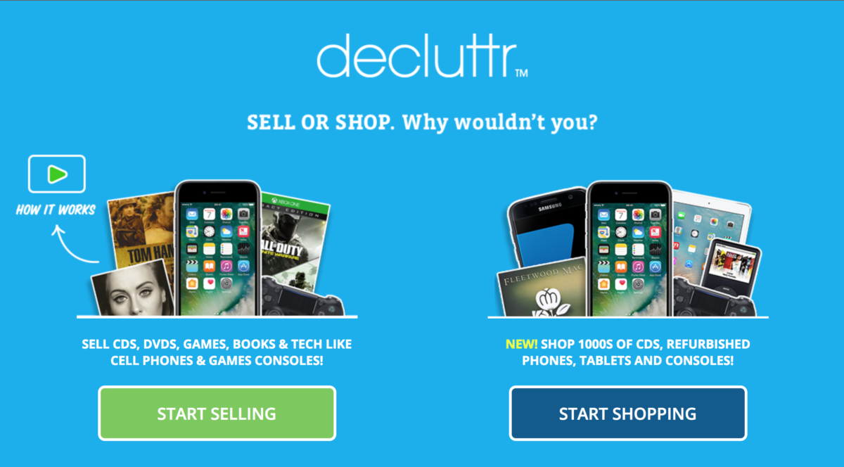 Decluttr makes it easy to sell your stuff