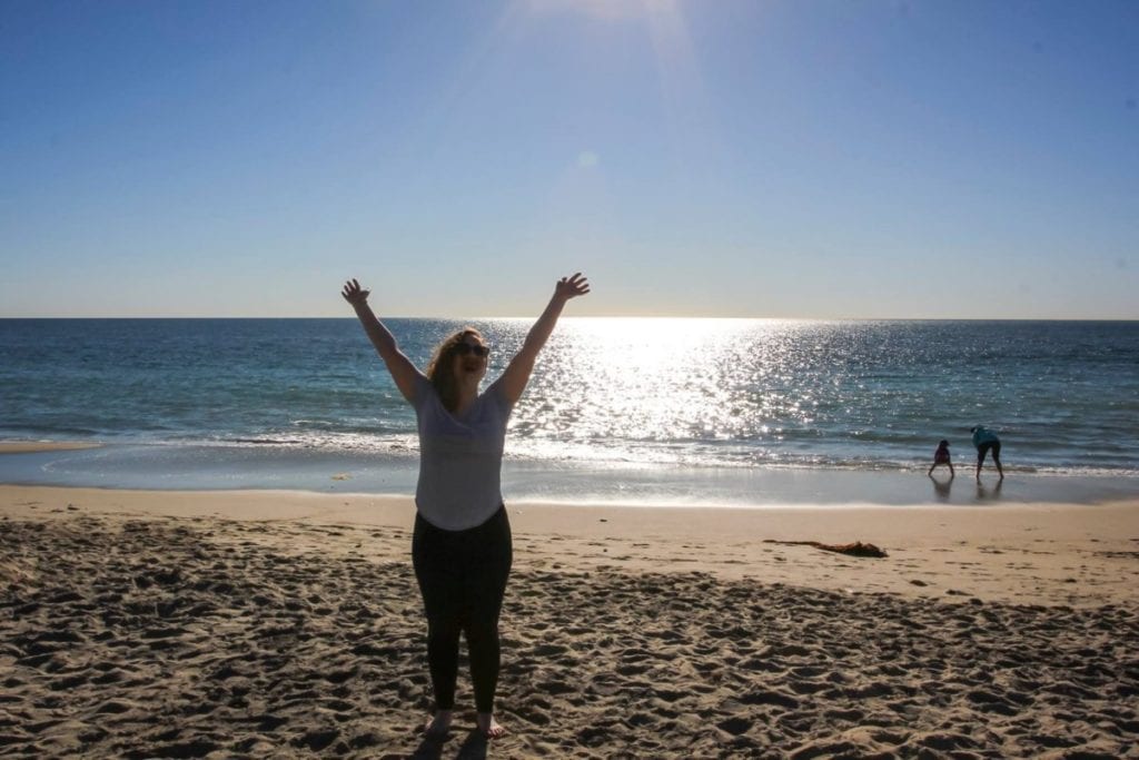 girl on beach with body confidence miss millennia magazine