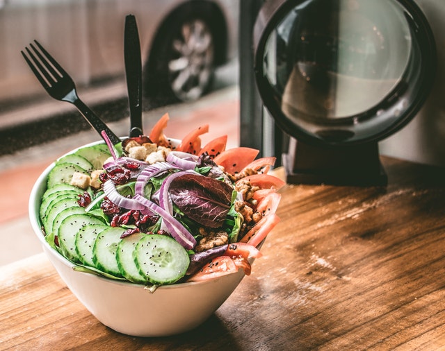 Photo by Ben Libby from Pexels bowl of salad