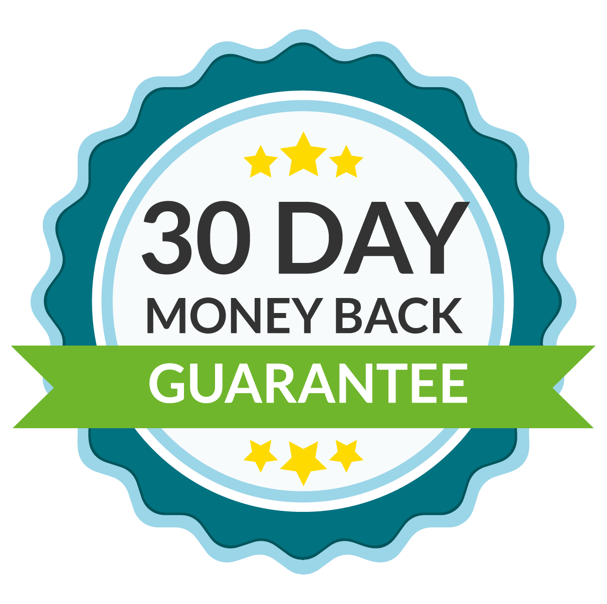 30-day money back guarantee