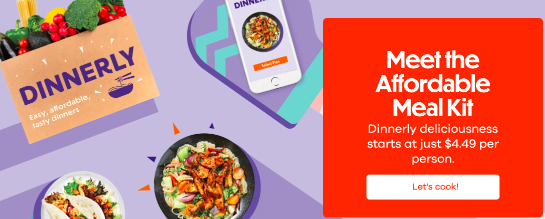 Dinnerly Dinnerly affordable meal kid