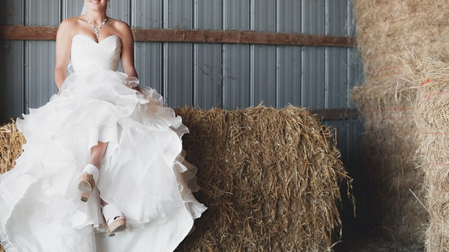 Photo by Scott Webb on Unsplash woman in ruffled wedding gown