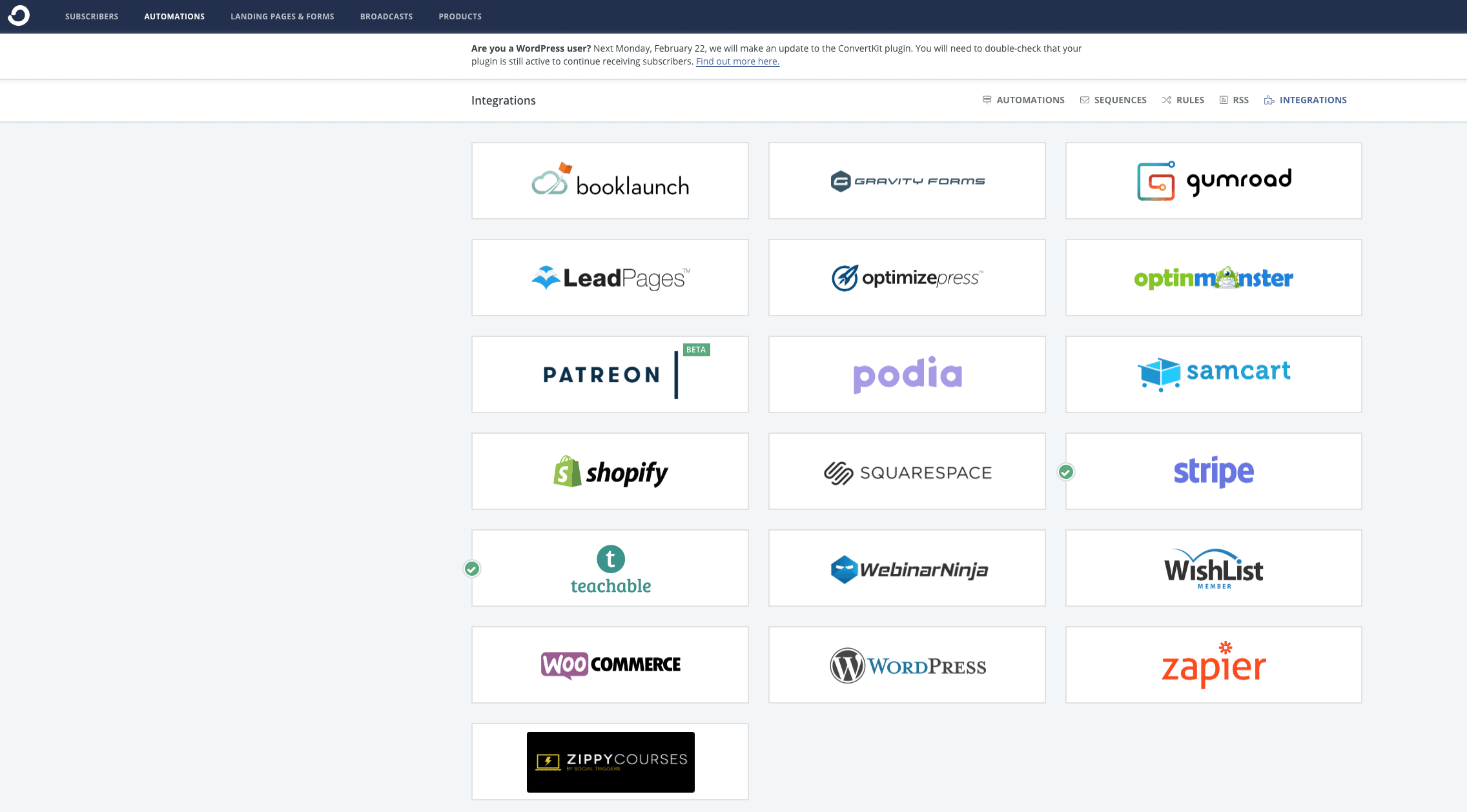 Convertkit integrations