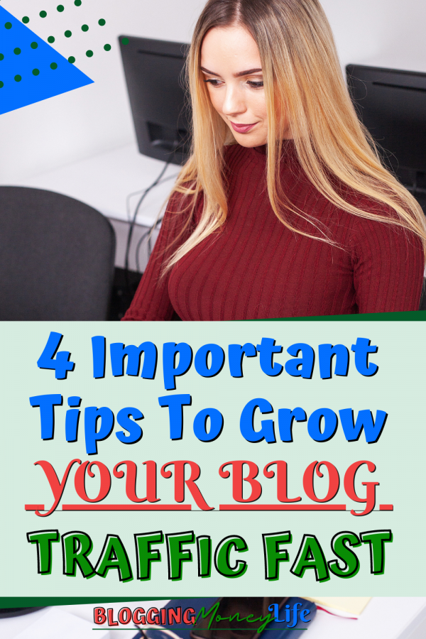 4 Important Tips To Grow Your Blog Traffic Fast