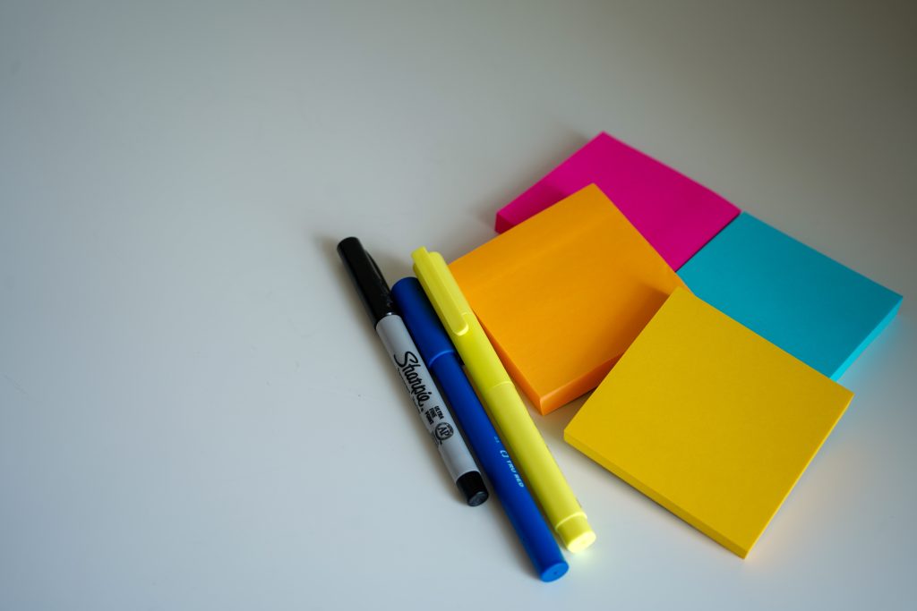 sticky notes